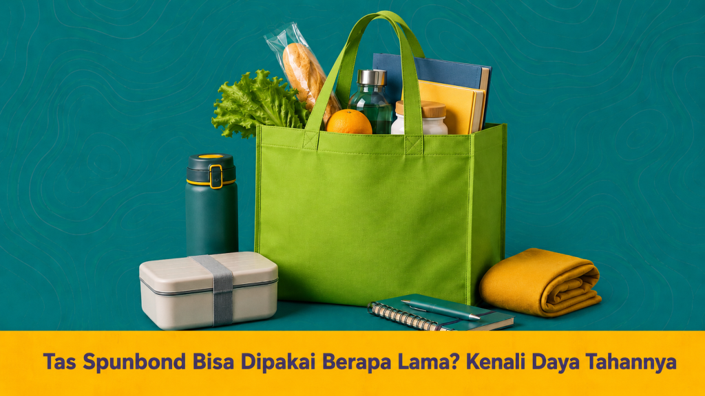 Tas spunbond bisa dipakai berapa lama? Kenali daya tahan tas spunbond, faktor yang memengaruhinya, dan tips agar tas lebih awet digunakan.